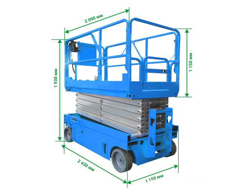 Самоходный ножничный подъемник PROLIFT PL1223